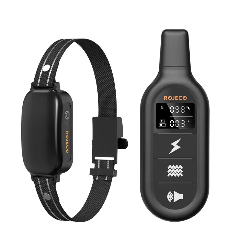 ROJECO Rechargeable Dog Training Collar with Remote